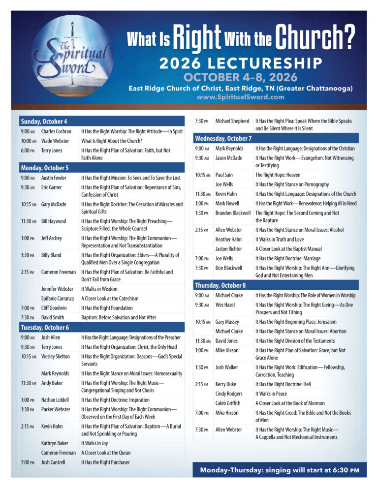 2026 spiritualsword lectureshipschedule ad